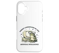 AI Frog Vintage Computer Nobody Understands Me Case for iPhone 16 Plus