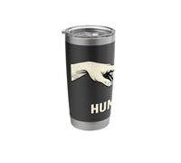 AI Future Tech Minimal Human Geek Style Design Stainless Steel Insulated Tumbler
