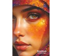 AI Girl Ruled Notebook - 120 pages: Christian Devotional Journal - Design 4