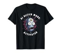 AI Glitch Mode: Activated Prompt Engineer Nerds T-Shirt