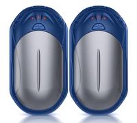 AI Hand Warmers Rechargeable 2 Pack, 20Hrs Long Safe Heat, AI Smart Chips Electric Hand Warmers, Portable Pocket Heater, Gifts for Christmas, Outdoor, Golf, Hunting, Camping Accessories -Blue Grey