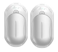 AI Hand Warmers Rechargeable 2 Pack, 6000mAh Electric Hand Warmers, AI Smart Chips 20Hrs Long Safe Heat, Portable Pocket Heater, Gifts for Christmas, Outdoor, Golf, Hunting, Camping Accessorie - White