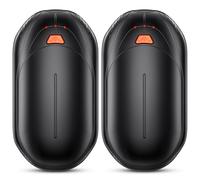 AI Hand Warmers Rechargeable 2 Pack, AI Smart Chips 6000mAh Electric Hand Warmers, 20Hrs Long Safe Heat, Portable Pocket Heater, Gifts for Christmas, Outdoor, Golf, Hunting, Camping Accessories -Black