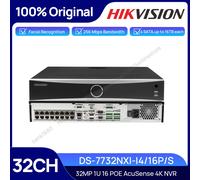 AI Hikvision DS-7732NXI-I4/16P/S 32MP 32CH 16POE AcuSense 4SATA 4K NVR ANPR VCA