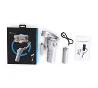 AI Intelligent 3-Axis Smartphone Gimbal for Stabilizer, Face And Object Tracking, Fill Light Control, Portrait And Landscape Switching, Ergonomic Two-Handed Grip