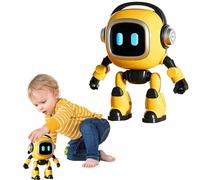 Ai Intelligent Dialogue Robot Toy, Interactive Voice Control Robot with LED Eyes, Ai-Powered Smart Talking Robots & Learning Games, Educational Learning Gift for Kids