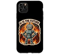 AI Is The Future Funny Anti Artificial Intelligence Sarcasm Case for iPhone 11 Pro Max