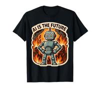 AI is The Future Funny Anti Artificial Intelligence Sarcasm T-Shirt
