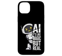 AI Its Like Magic But Real Funny Robot Science Women Men Case for iPhone 14 Plus