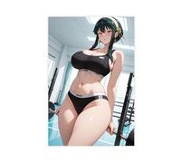 AI Japanese Anime, Girl at The Gym3406459-2db3a100e6-00000006 Canvas Poster Bedroom Decor Landscape Office Room Decor Gift Unframe: 20x30inch(50x75cm)