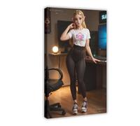 AI Japanese Anime, Girl in Tight Pants3355726-81495a5c4c-00000015 Canvas Poster Bedroom Decor Landscape Office Room Decor Gift Frame: 24x36inch(60x90cm)
