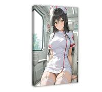 AI Japanese Anime, Nurse Girl3476979-d71386a330-00000014 Canvas Poster Wall Art Decor Print Picture Paintings for Living Room Bedroom Decoration Frame: 24x36inch(60x90cm)