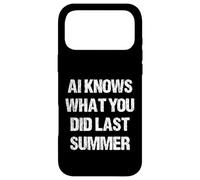 AI Knows What you did last Summer Case for iPhone 17 Pro Max