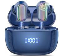 AI Language Translation Earbuds, 3-in-1 Bluetooth 5.4 Translator Headphones with 164 Real Time Languages, 40H Ear Buds with Mic and AI APP, 7 Translation Modes Ideal for Business Learning, Blue