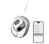 AI Language Translation Earbuds Real Time Open Ear Bluetooth Earphones AI Translate Earpiece Translating Translator Headphones with Ear Hooks for iPhone Android