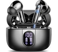 AI Language Translation Earbuds Real Time with Audio and Video Calls, 40H Translator Earbuds fit Travel/Business/Learning Support 164 Languages, 3-in-1 Bluetooth 5.3 Headphones, ENC Mic, 7 Trans Modes