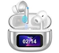 AI Language Translation Wireless Earbuds,3-in-1 Real-Time Translator Earbud 144 Languages & Accents with LCD Smart Touch Screen,Bluetooth 5.4 Translation Headphones Device for Travel/Business/Learning