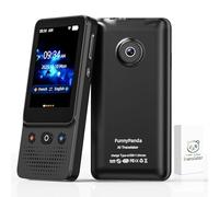 Ai Language Translator Device, 138 Languages, 2025 English to Spanish Pocket Offline Instant Voice Ai Translator Device, Communication Translation Device for Business Travel Study