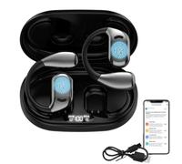 AI Language Translator Earbuds, Real-Time 3-in-1 Translation Earbuds 144 Languages & Accents, Translation Device for Travel Business Learning, Compact & Portable Design for Travel (black*1)