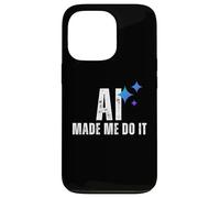 AI Made Me Do It Tech Humor Glitched Logic Graphic Design Case for iPhone 13 Pro