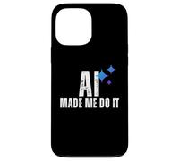 AI Made Me Do It Tech Humor Glitched Logic Graphic Design Case for iPhone 13 Pro Max