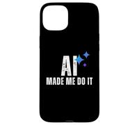 AI Made Me Do It Tech Humor Glitched Logic Graphic Design Case for iPhone 15 Plus