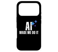 AI Made Me Do It Tech Humor Glitched Logic Graphic Design Case for iPhone 17 Pro
