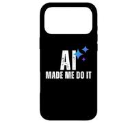 AI Made Me Do It Tech Humor Glitched Logic Graphic Design Case for iPhone 17 Pro Max