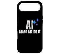 AI Made Me Do It Tech Humor Glitched Logic Graphic Design Case for iPhone Air