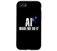 AI Made Me Do It Tech Humor Glitched Logic Graphic Design Case for iPhone SE (2020) / 7/8
