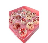 Ai No Mochi Limited Edition Valentine’s Mochi Gift Box (4 Assorted Flavors) | Handcrafted Soft & Chewy Japanese Mochi Fruit & Chocolate Fillings | Perfect for Snacks & Gift | Freshly Made in the UK
