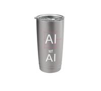 AI not AI - Vector Graphic Designer Fun Stainless Steel Insulated Tumbler