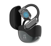 AI OWS Translator Earbuds Real-Time Translation Earbuds 180 Languages and Accents Two-Way Translation Device for Travel Business and Learning Compatible with iOS and Android Electroplated Black