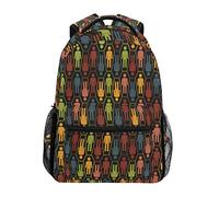 AI People Art Bookbag School Student Backpack for Travel Teen Girls Boys Kid