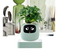 AI Plant Pot, Smart Guided Plant Care, Standard Size Small Cactus Pot with Sturdy Material, Innovative Design AI Planter, Indoor Decorative Plants Container, Home & Apartment Accessory for Living Room