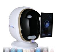 AI-Powered Facials Scanner for Salons & Spas, 3D Skin Analysis Machine Professional, 13.3"/21.5" HD Display, 8-Spectral Imaging, Multi-Language, for Healthy Skin Care(White,13.3in)