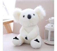 AI Powered Koaly Emotional Support Plush, Animal Koala Plush for Stress Relief, Realistic Hugs, Sleep Aid, Self Care Anxiety Bea, Interactive Toy, Thoughtful Gift white 21cm