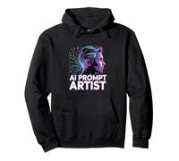AI Prompt Artist Futuristic Creator Pullover Hoodie