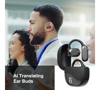 Ai Real Time Language Translator Earbuds,Real Time Ai Language Translating Headphones | Translator Earphone in for Business