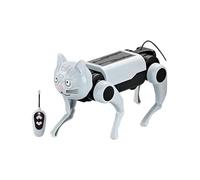 AI Robot Dog - ABS 15 cm, Solar Science Kit, DIY Assembly | Interactive Play, STEM Building Toy, Educational Robot For Boys Girls, Family, Adults, Birthday, Holiday Parties, Learning, Science