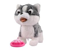 AI Robot Dog, Realistic Plush Smart Toy, Touch Interactive Robot Dog with Sound Simulation, Soft Material with Funny Answers, Electronic Pet Toy, Pet Toy