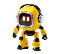 AI Robot Intelligent Toy, Interactive AIGC Dialogue Robot, Educational Learning Companion with LED Emoji Light, Rechargeable Gift