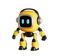 AI Robot Toy for Kids, Interactive Educational Robot with Voice Recognition & Emotion Learning, STEM Learning Companion Gift for Boys & Girls Ages 4-8+