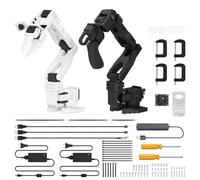 AI Robotic Arm Kit Hiwonder SO-ARM101 Embodied Imitation Learning Open Source 6-Axis Robot Arm 12 High-Torque Bus Servo Motors AI Vision Recognition (Standard Kit, Included 3D Printed Part, Assembled)