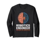 AI Robotics Engineer Designed for Innovation and Automation Long Sleeve T-Shirt