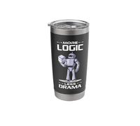 AI Robotics Geek Tech Humor Robot Stainless Steel Insulated Tumbler