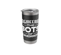 AI Robotics Geek Tech Humour Robot Stainless Steel Insulated Tumbler