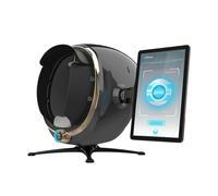 AI Skin Analyzer Machine - 3D Professional Facial Skin Detector, Moisture Analysis with 8 Spectra, 14 Item Detection, LCD Screen, Intelligent Data Comparison