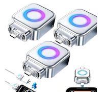 AI Smart Automatic Power-Off Charger, 140W Type-C Adapter, USB C Charging Separator for MacBo/Phone 15/16, Alloy Auto-Shutoff Guard for Battery Health & Safety (3Pcs)