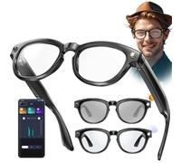 Ai Smart Glasses, Bluetooth Glasses with HD 200W Pixels Camera, Al Photo & Video, Voice Assistant, Photochromic Lens, Synchronize App(Pedometer/Distance/Calories), Listen Music & Calls Effortlessly!